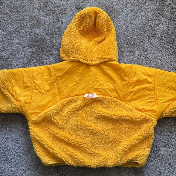 FP Movement Free People Adventure Awaits Sherpa Fleece Jacket Bright Yellow - Picture 6 of 12